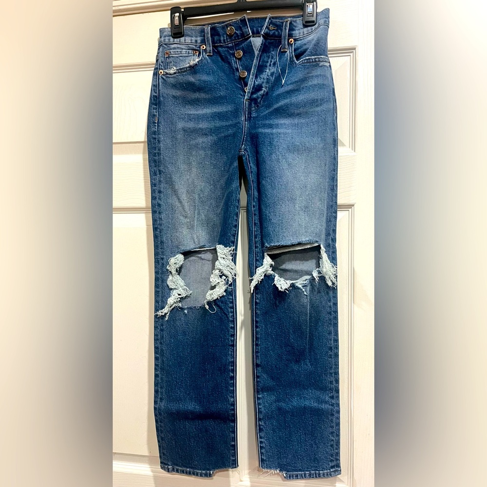 Pistola distressed denim